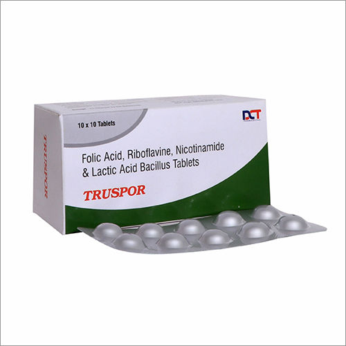 Folic Acid Riboflavine Nicotinamide And Lactic Acid Bacillus Tablets Dry Place