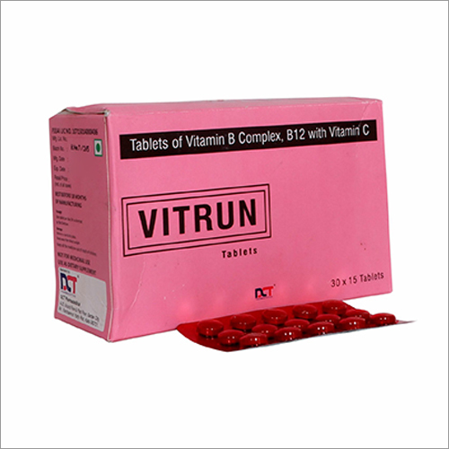 Tablets Of Vitamin B Complex B12 With Vitamin C Tablets