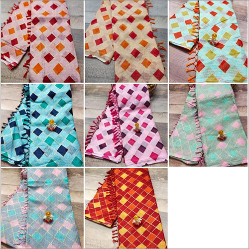 Colored Printed Saree