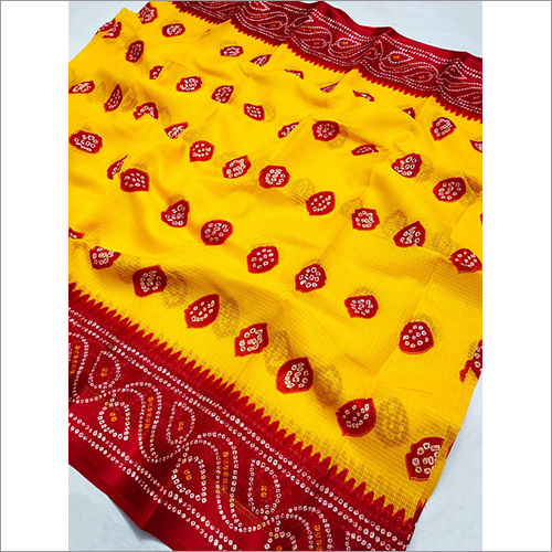 Multicolor Printed Saree