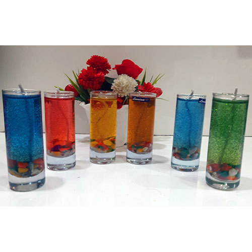 Glass Designed Candle Gift Set