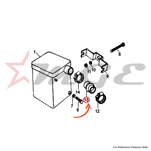 Bellows - A/F For Royal Enfield - Reference Part Number - #141829/A