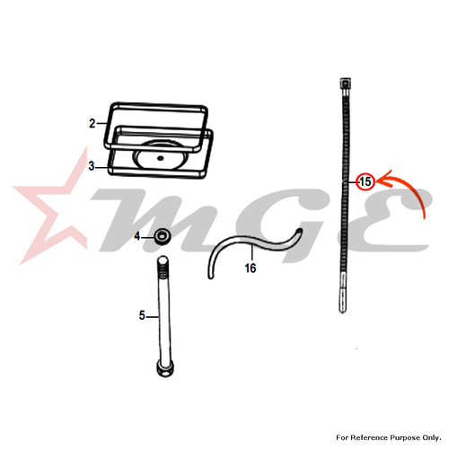 Strap For Royal Enfield - Reference Part Number - #500719/B