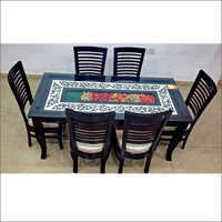 Indian Style 6 Seater Dining Set