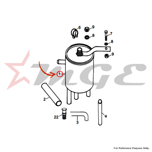 Breather Box Assembly For Royal Enfield - Reference Part Number - #146529/A