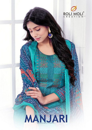 Reoli Moli Fashion Manjari Jaam Cotton With Embroidery Suits Catalog