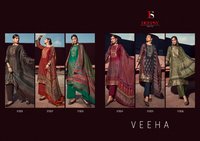 Deepsy Veeha Dola Jacquard Digital Print With Hand Embroidery Suits Catalog