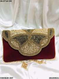 Designer Handmade Ethnic Evening Clutch Bag