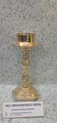 church new designed fully engraved church candle holder church supplies