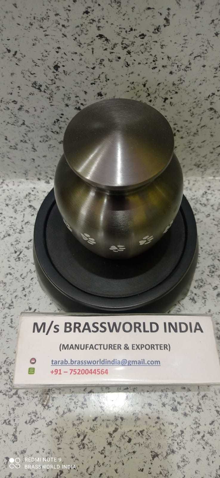 grey silver pet paw engraved pet cremation urn
