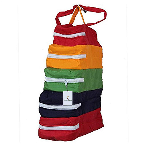 Durable 5 Pair Cotton Hanging Shoe Cover Travelling Footwear Organiser