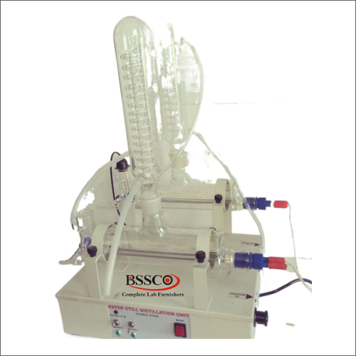 Glass Double Distillation Unit