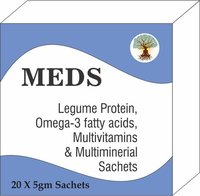 Legume Protein, Omega 3 fatty acids, Multivitamins & Multimineral Sachets