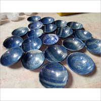 Blue And White Lapis Lazuli Gemstone Bowl
