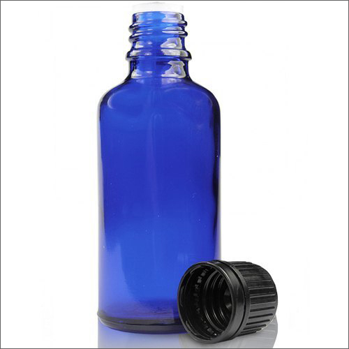 Blue Essential Oil Bottles