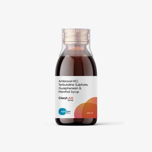 Ambroxol HCL 15 mg  Terbutaline Sulp 1.25 mg Guaiphenesin 50 mg  Menthol 2.5 mg