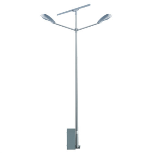 Dual Arm Steel Street Light Pole