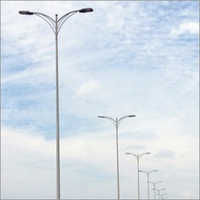 Dual Arm Swaged Light Pole