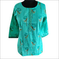 Ladies Cotton Sky Top