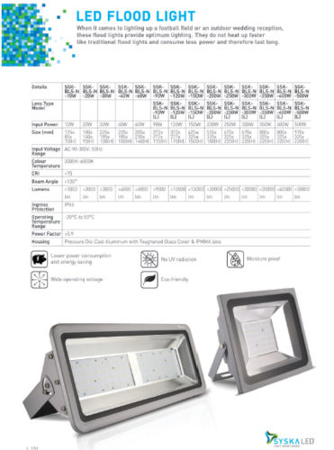 Syska Flood light