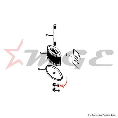 Spring Washer For Royal Enfield - Reference Part Number - #110656/A