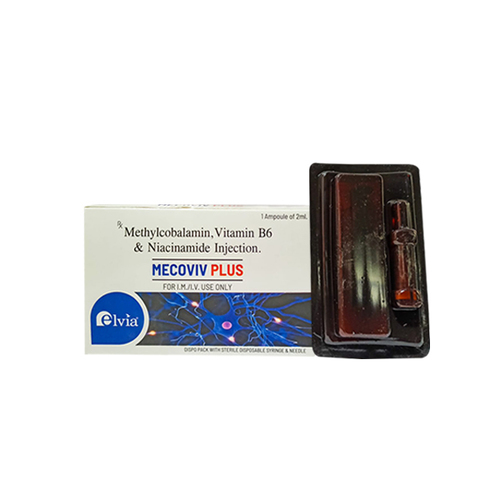 Mecobalamin 1000 mcg Niacinamide 100 mg Pyridoxine HCL 100 mg per 2 ml Injection