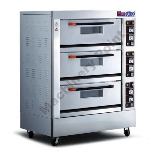 3 Deck 6 Tray Electric Oven
