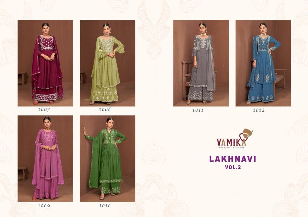 Vamika Lakhnavi Vol-2 Lakhnawi Readymade Suits Catalog