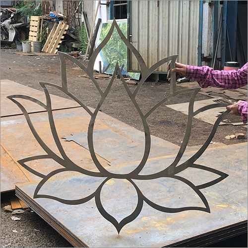 Precision Metal Laser Cutting Lotus Wall Art By ACCURATE CUTTING SERVICES