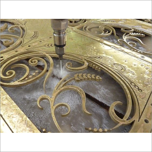 Brass Sheet Artwork Water Jet Cutting Services