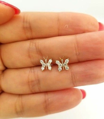 Real Diamond Kids Earring