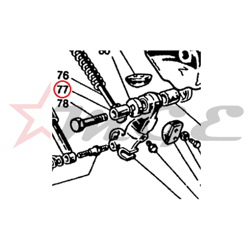 Lambretta GP 150/125/200 - Fork Link Bush - Reference Part Number - #19060015