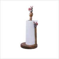Tissue Roll Holder With Two Figurine