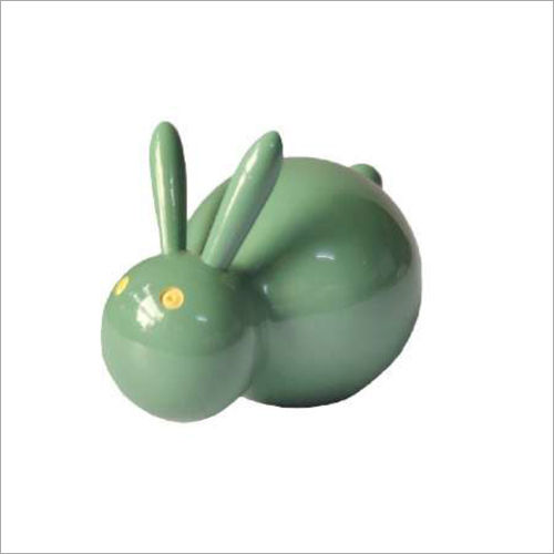 Wooden Animal Rabbit Teal