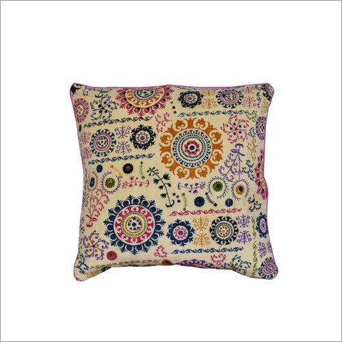 Multicolor Printed Velvet Reversible Cushion Cover