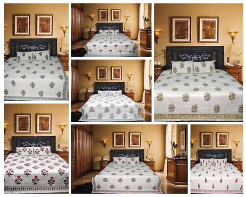 Jaipuri Printed Cotton Bedsheet