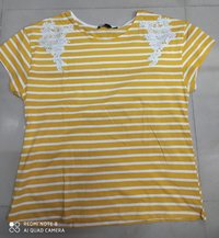Used Ladies Half Sleeves T-shirt
