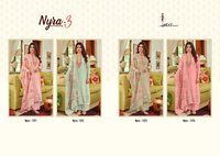 Eba Lifestyle Nyra Vol-3 Viscose Fabric Range Suits Catalog