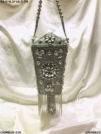 Bridal Metal Clutch Bag