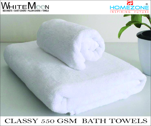 White Bath Towel