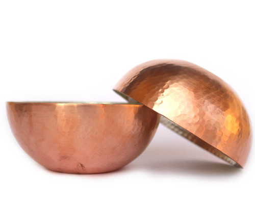 Handmade Pure Copper Serving Salad Fruit Bowl