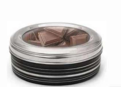 Stainless Steel Designer cookie box