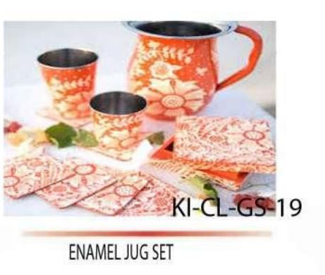 Enamel Jug Set