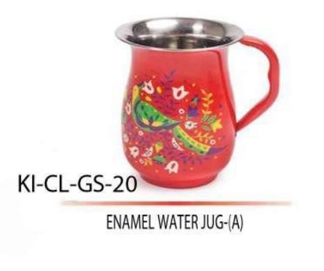 ENAMEL WATER JUG (A)