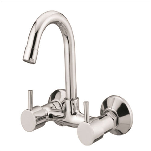 Silver Florentine Sink Mixer Tap