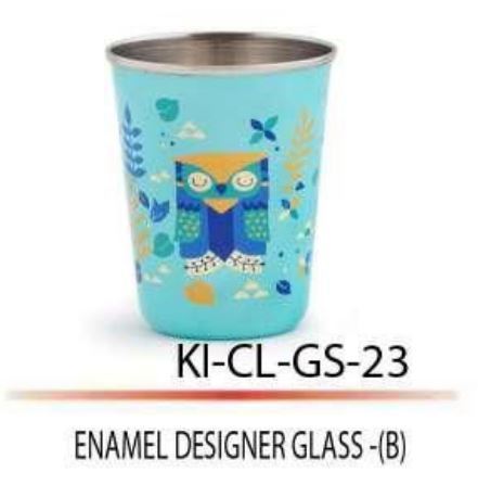 ENAMEL DESIGNER GLASS (B)