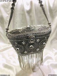 Bridal Metal Clutch Bags
