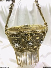 Bridal Metal Clutch Bags