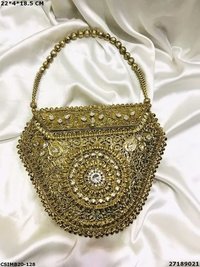 Stylish Metal Clutches Bag