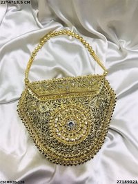 Stylish Metal Clutches Bag